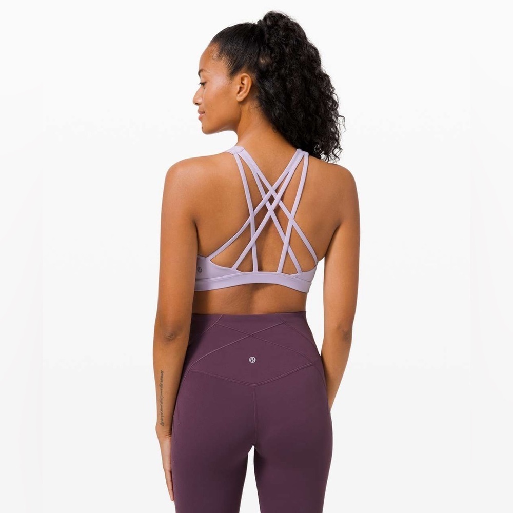 Lululemon Free To Be Serene Bra *Light Support, C/D Cup Lavender 6